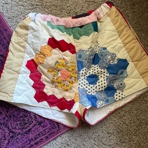 Vintage quilt shorts *Price is firm*